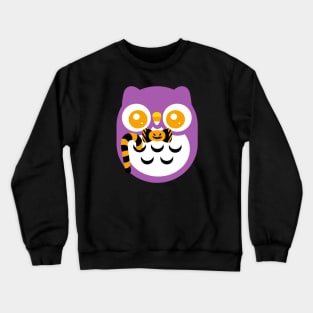 Halloween cute baby owl V. 2 Crewneck Sweatshirt